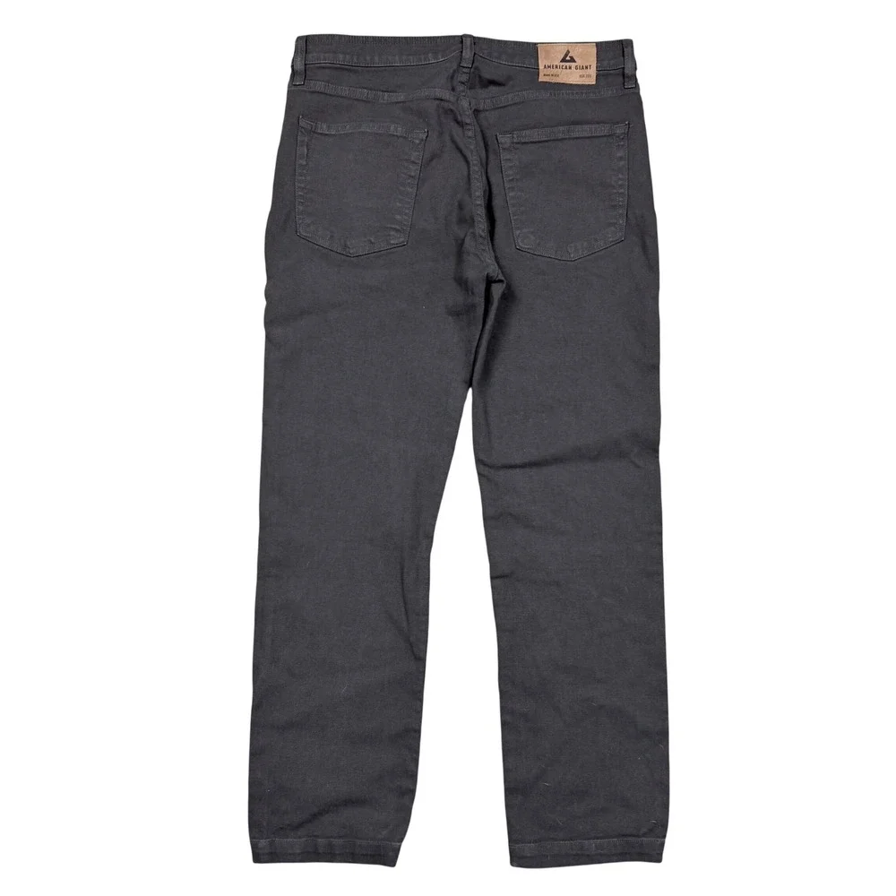 NWOT American Giant Men's Roughneck Pant Straight Canvas Pants 32x30 Brown